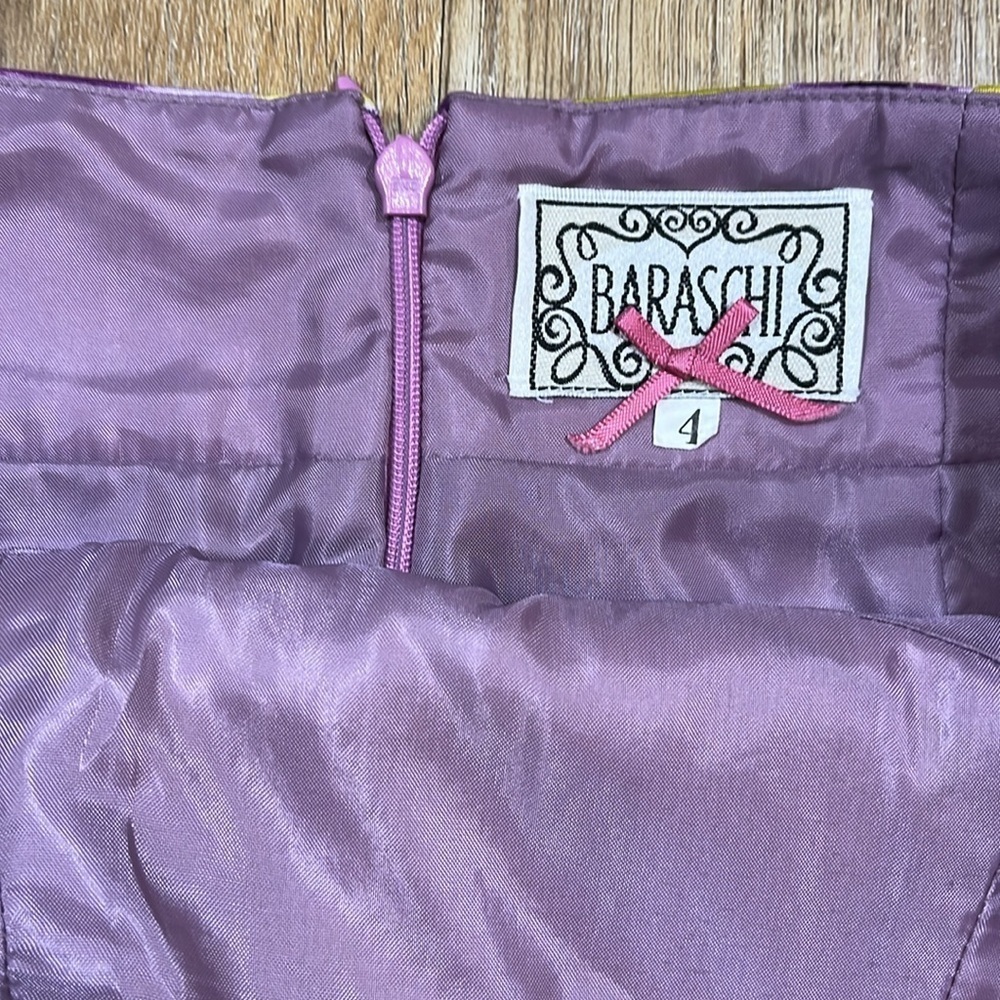 Anthropologie Yoana Baraschi Happenstance Pencil Skirt Size 4 Floral Lined EUC - Picture 7 of 10